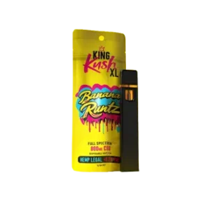 Vapeador Banana Runtz XL de CBD de 800 mg (1 ml)