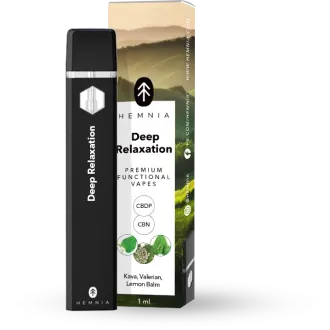 Vape CBDP+CBN para relajación profunda: mezcla de kava, valeriana y melisa (1 ml)